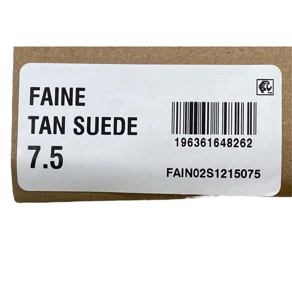 Steve Madden Faine Suede Chain Detail Mules Flats 7.5M - Picture 5 of 8